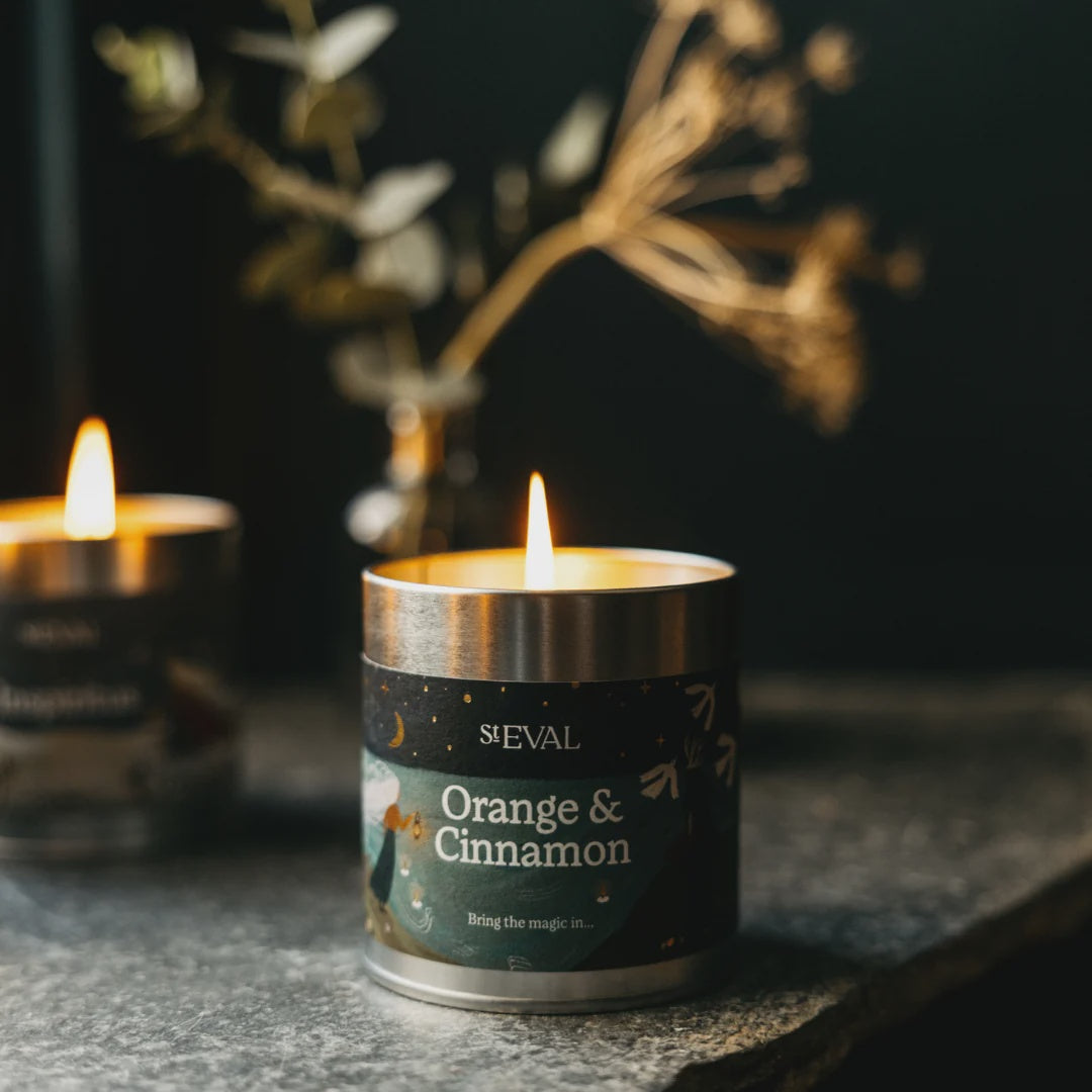 Christmas Orange and Cinnamon Tin