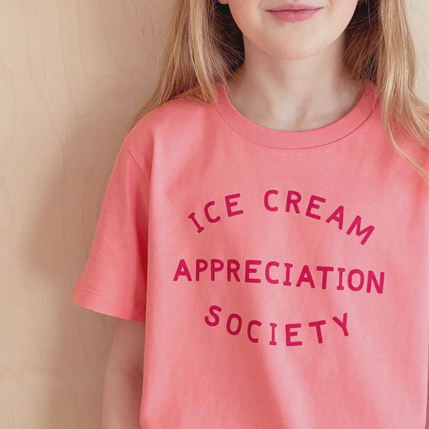 Ice Cream Appreciation Society - Kid's T-Shirt - Bubblegum