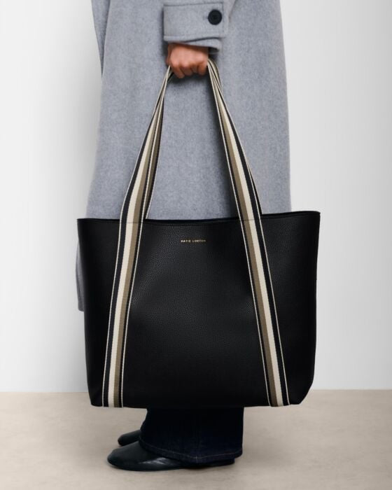 Hallie tote in black