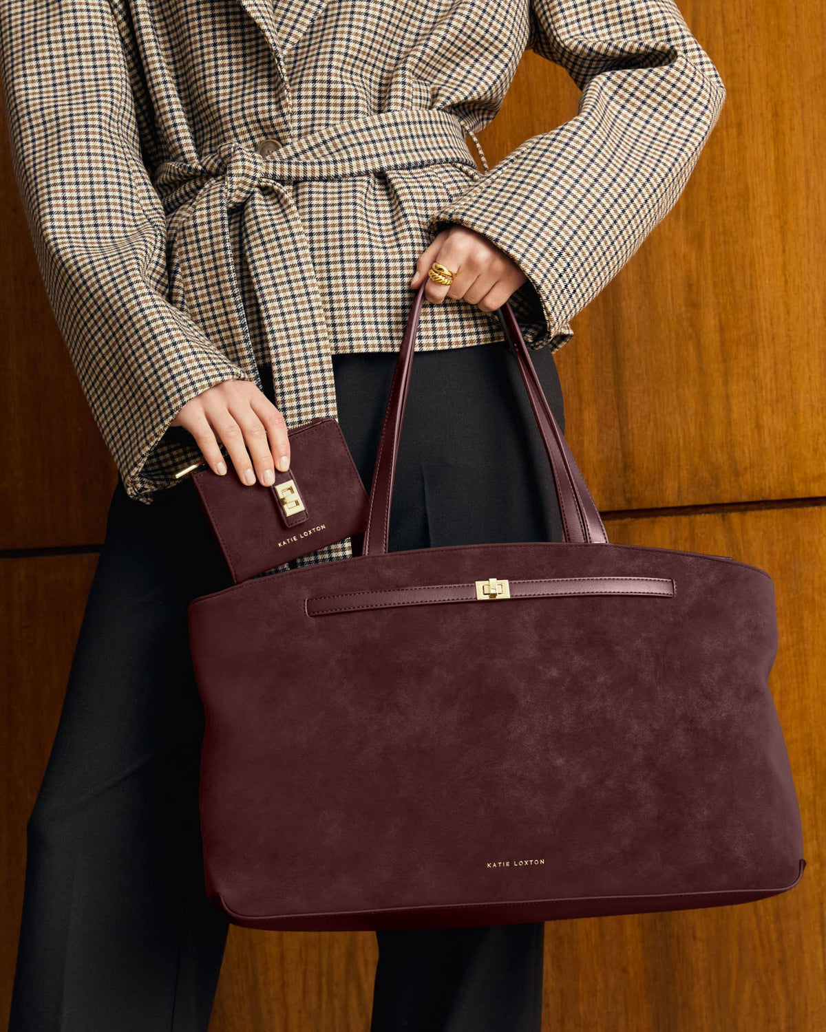 Orin Tote bag in cherry