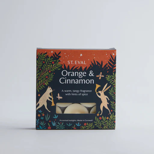 Cinnamon and Orange tea lights