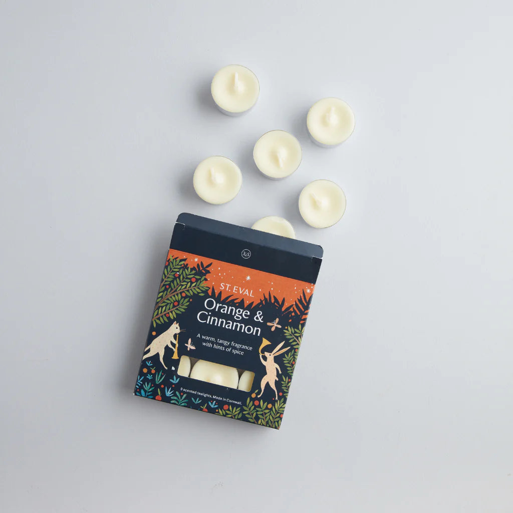 Cinnamon and Orange tea lights