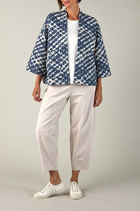 Diamond Tie Dye Jersey Jacket