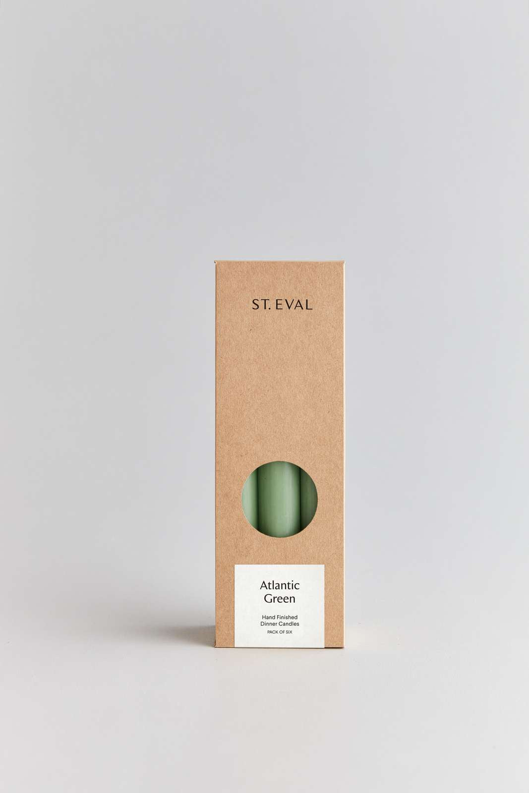 Atlantic Green dinner candle pack