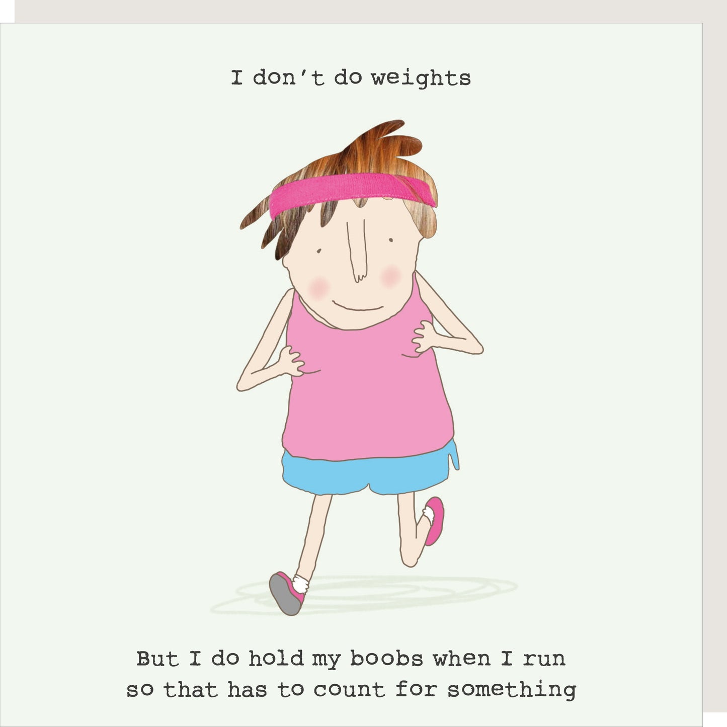 Running Boobs - Card