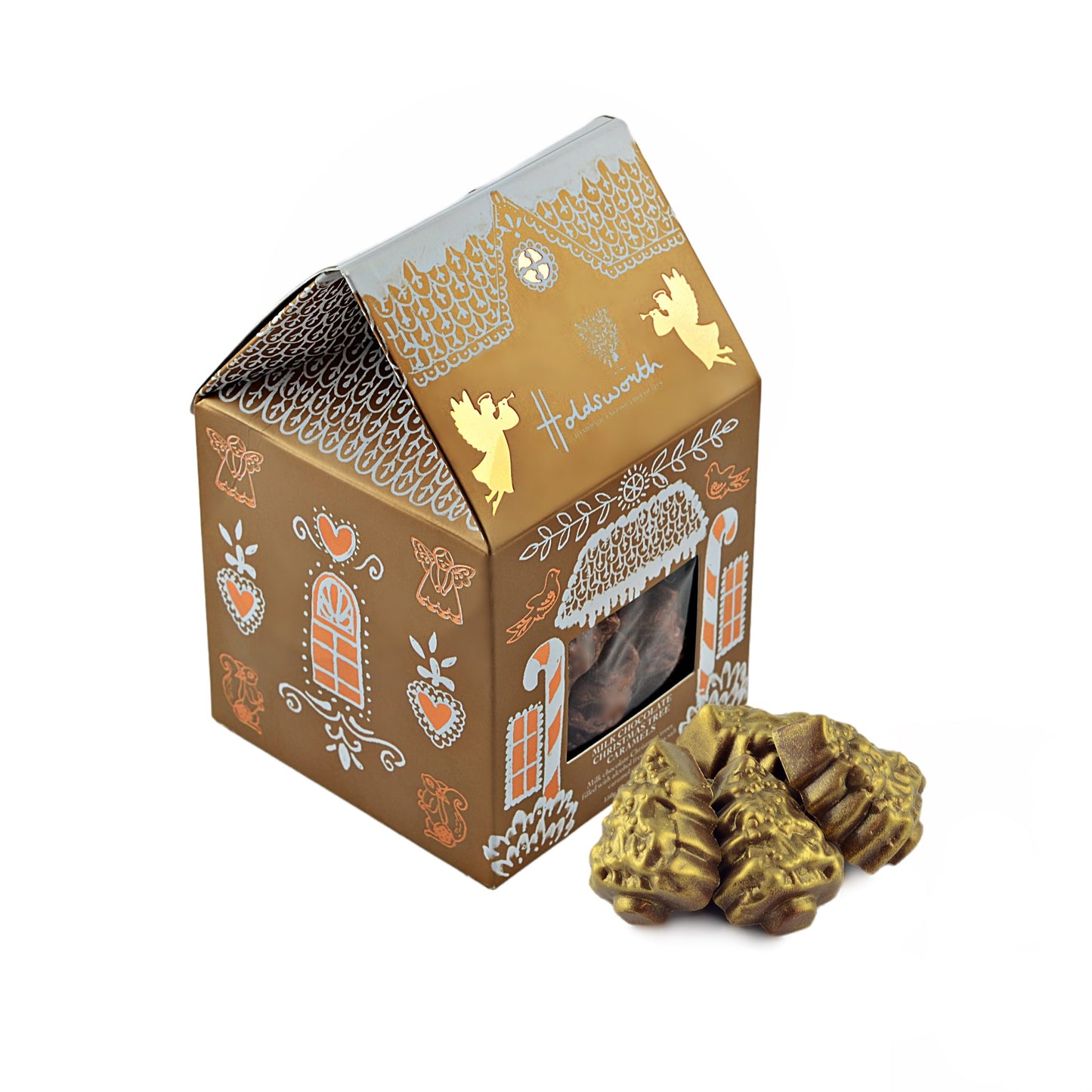 Gingerbread house caramels