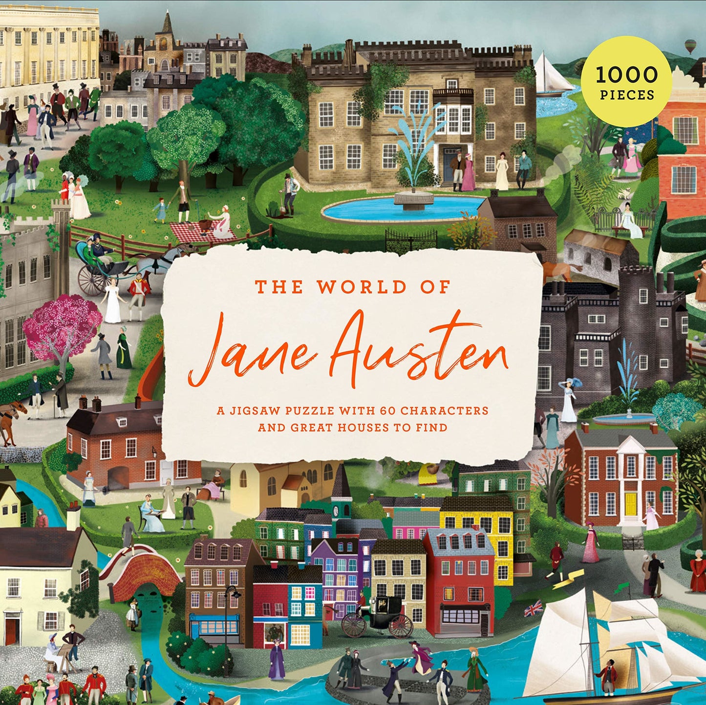 World Of Jane Austen 1000 Piece Jigsaw Puzzle