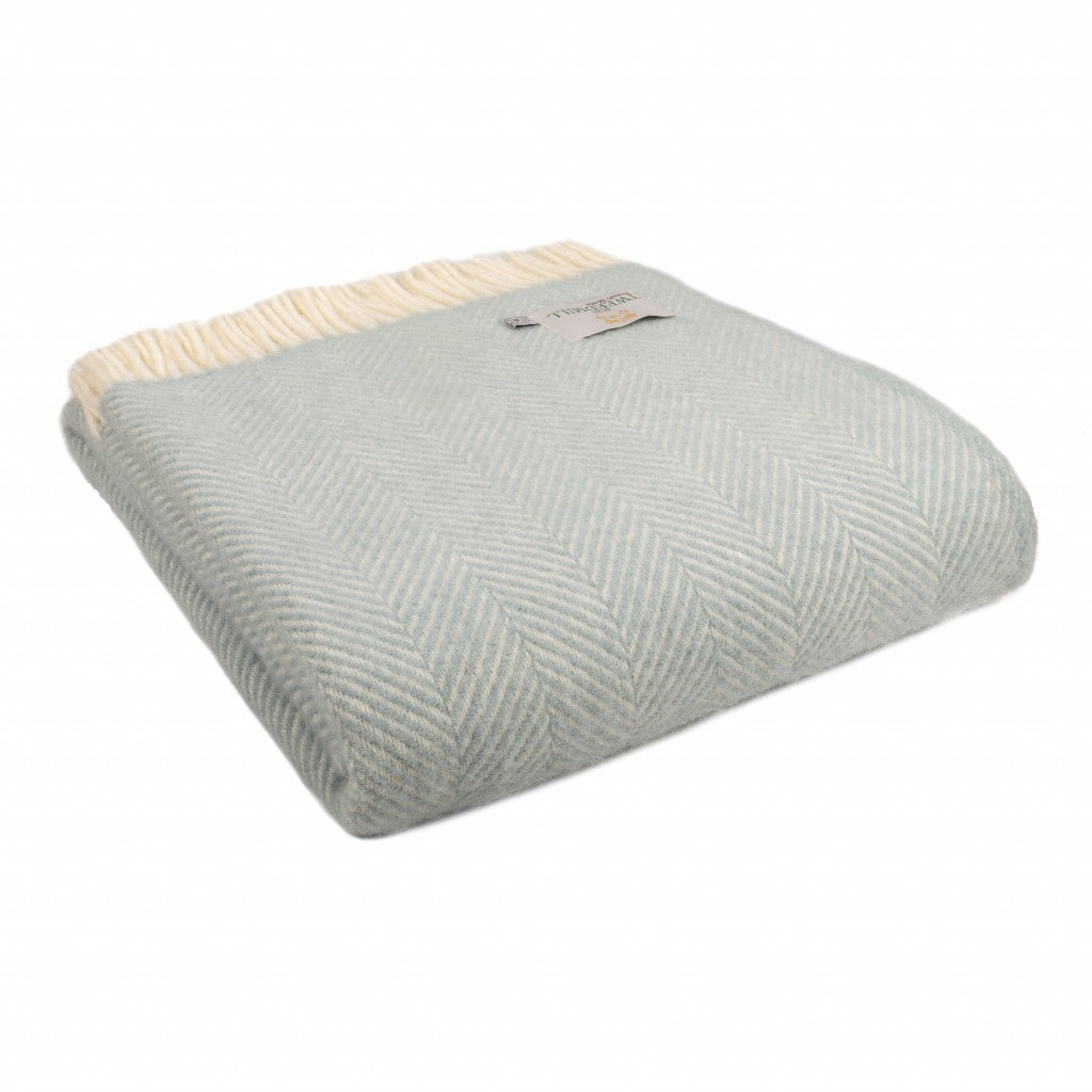 Fishbone Throw - Duck Egg