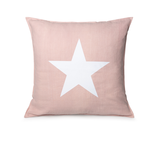 Large Cushion, Ramie Cotton, Pink