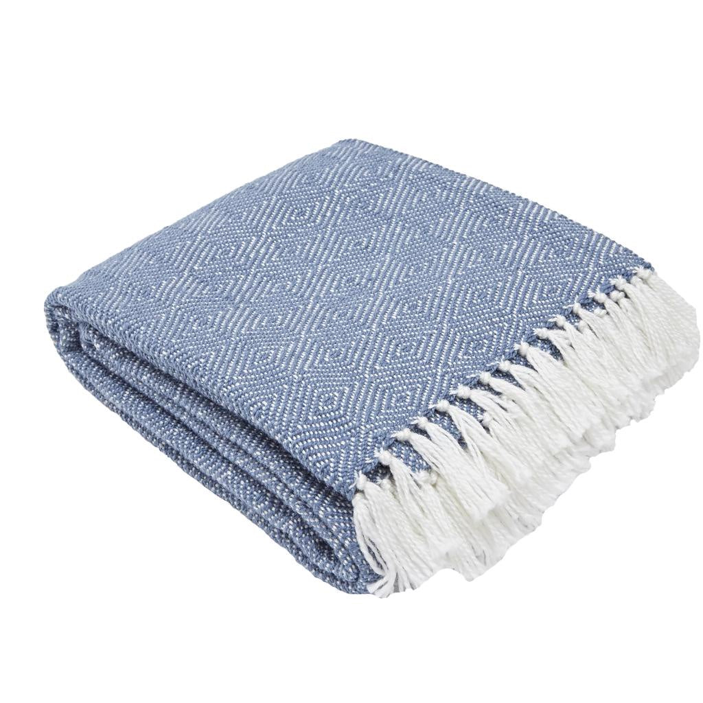 Diamond Blanket - Navy