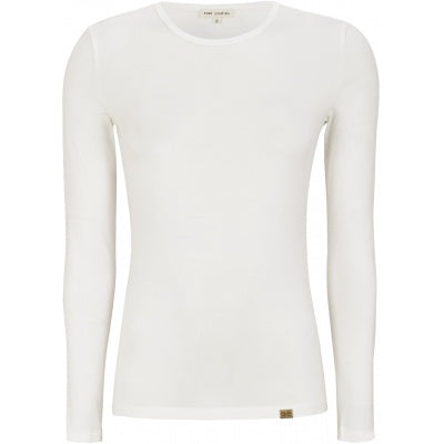 White Penelope Long Sleeve Top