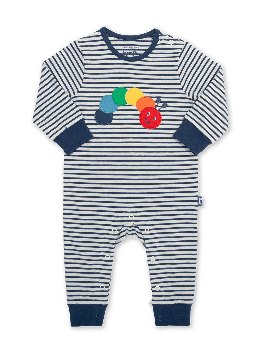 Rainbow caterpillar romper