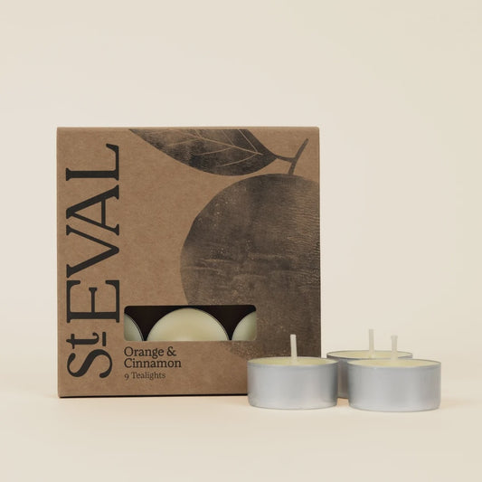 Orange and cinnamon tealights