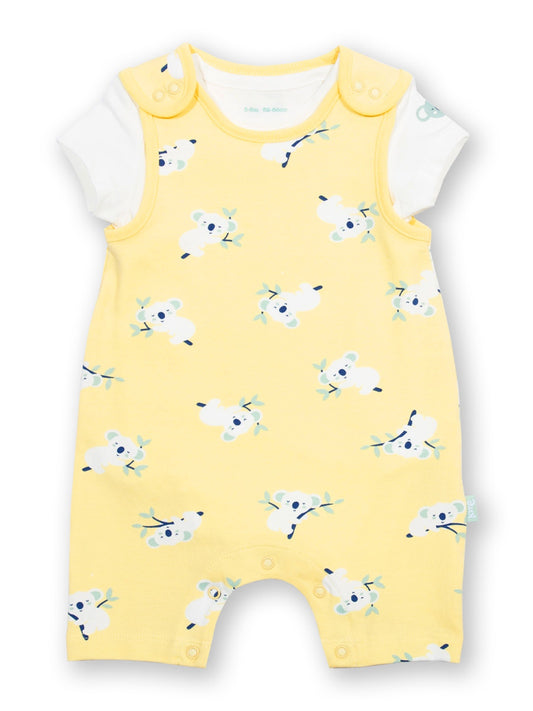 Koala time dungaree set