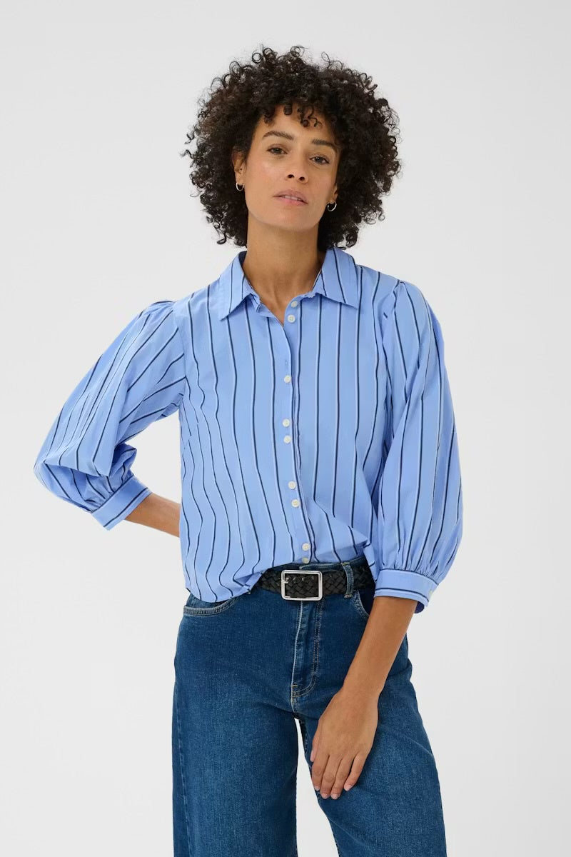 Anais Blue stripe