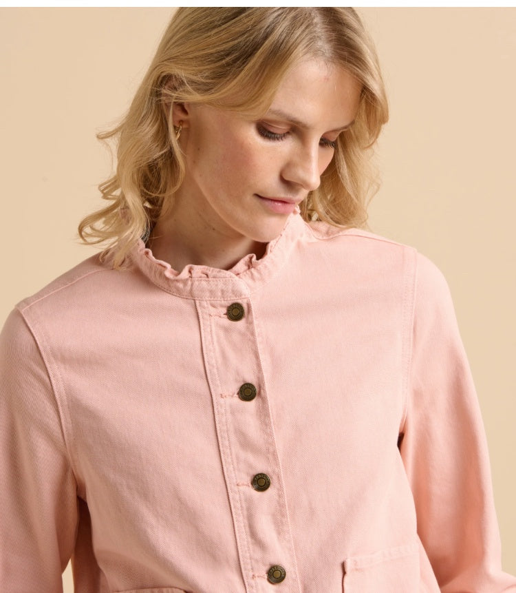 Frill Neck Denim