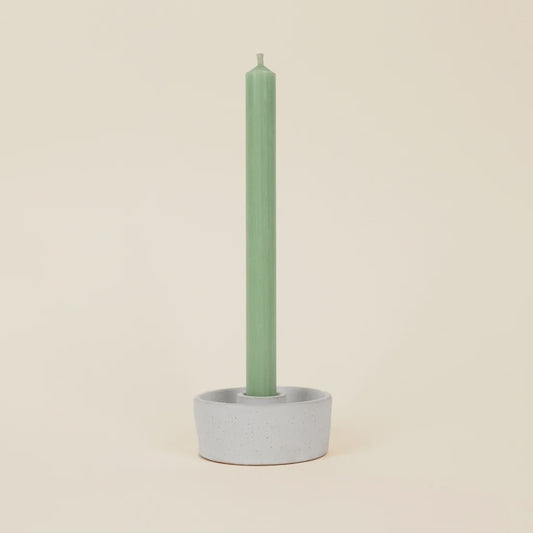 White candle holder