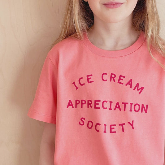 Ice Cream Appreciation Society - Kid's T-Shirt - Bubblegum