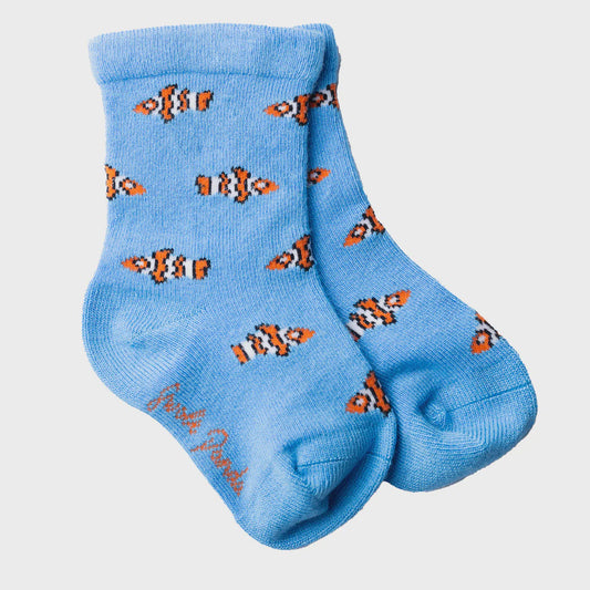 Clown fish kids socks