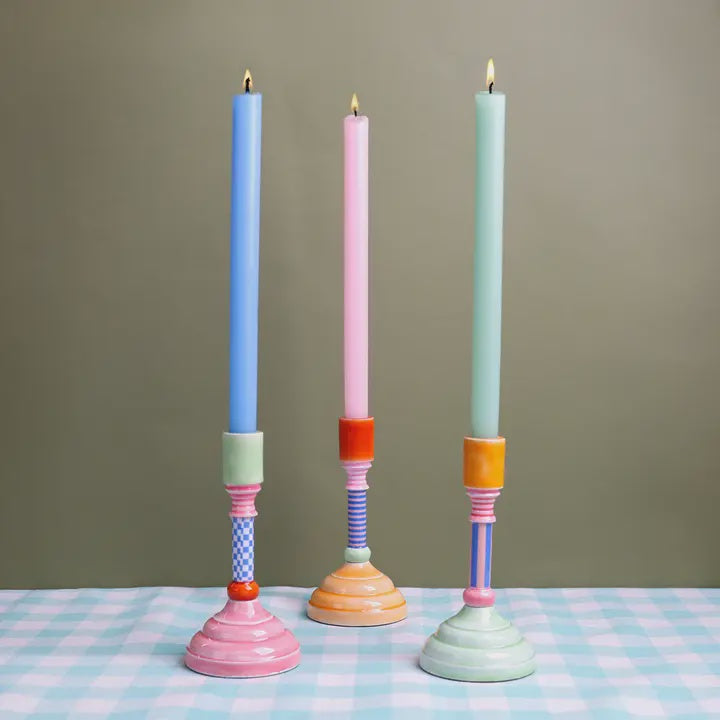Enamel Candle Holder