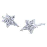 Pave Star Stud Earrings