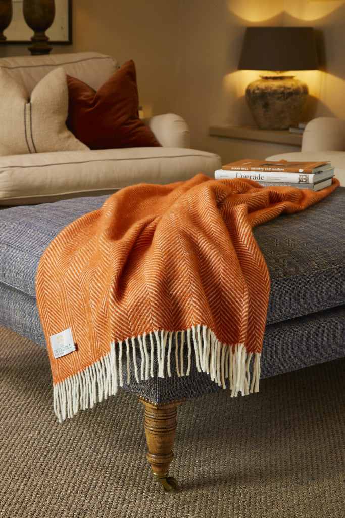 Fishbone Throw - cinnamon