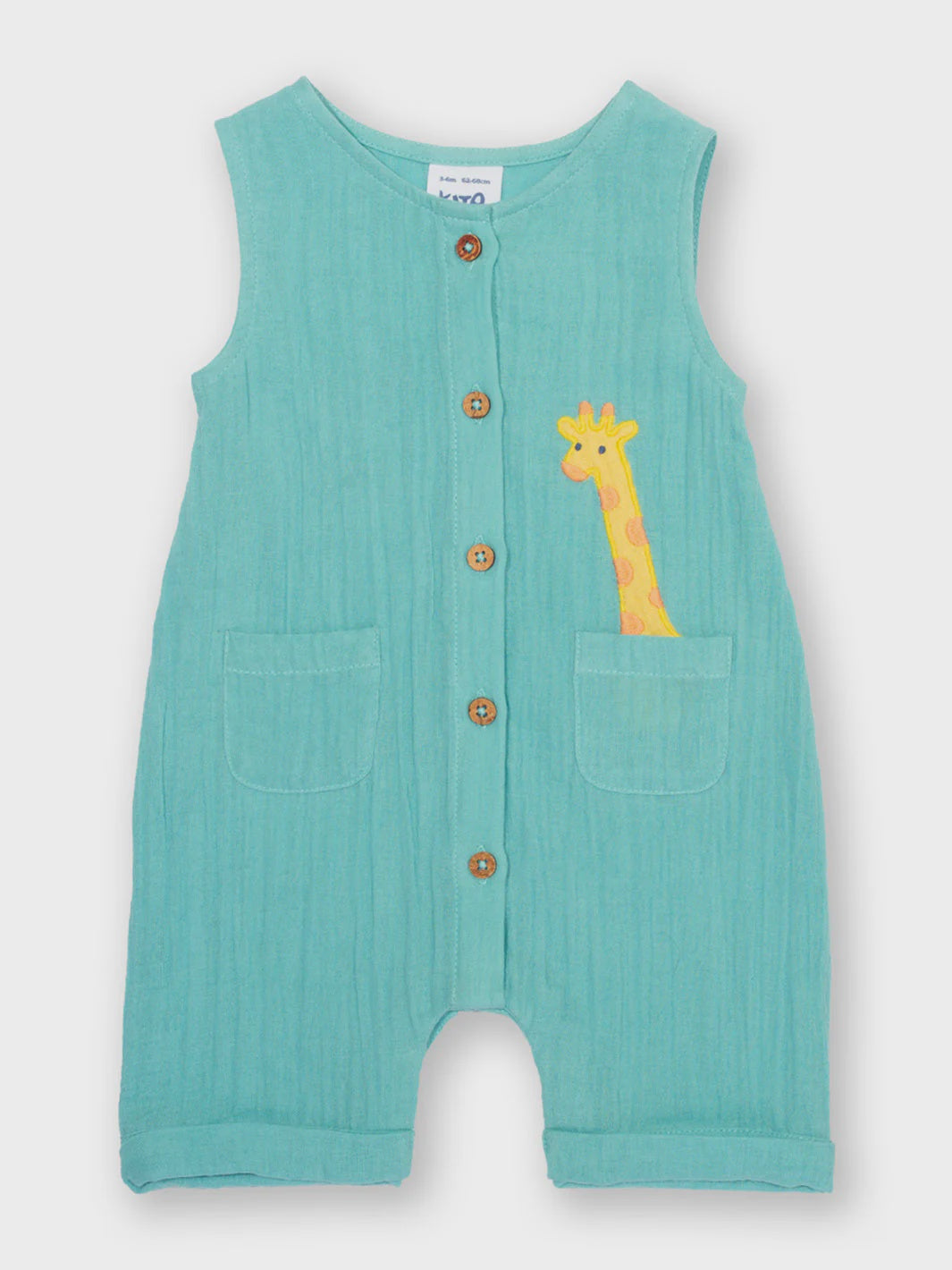 Hello giraffe dungarees