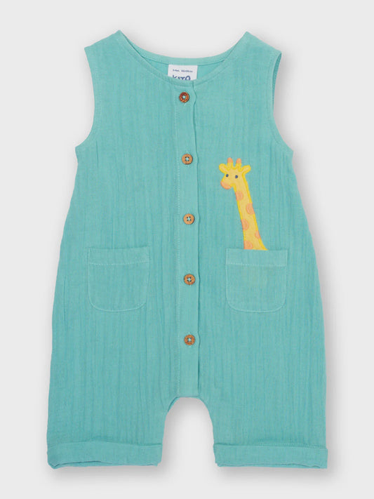 Hello giraffe dungarees
