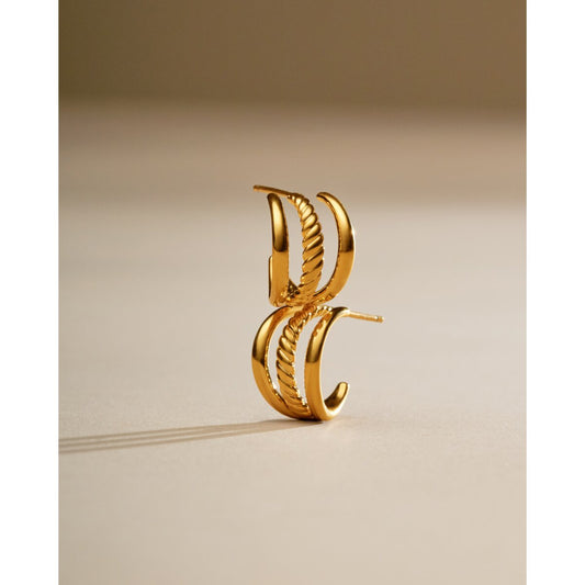 LAIA ILLUSION HOOP EARRINGS