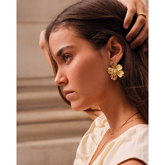 FLORAMOUR OVERSIZED EARRINGS