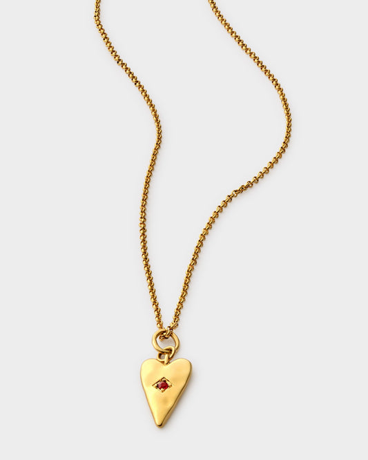 Rouge Noir Heart Necklace