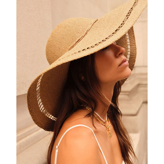 Straw hat Wide brim floppy hat