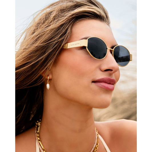 Siena Oval Sunglasses matte gold
