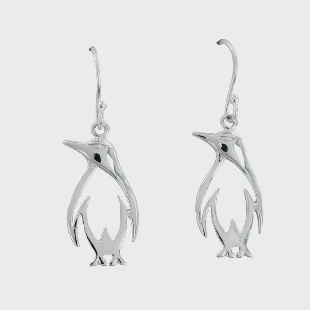 Penguin earrings