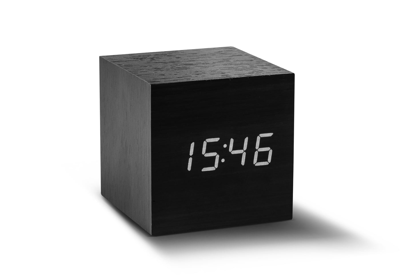 Cube Click Clock - Black