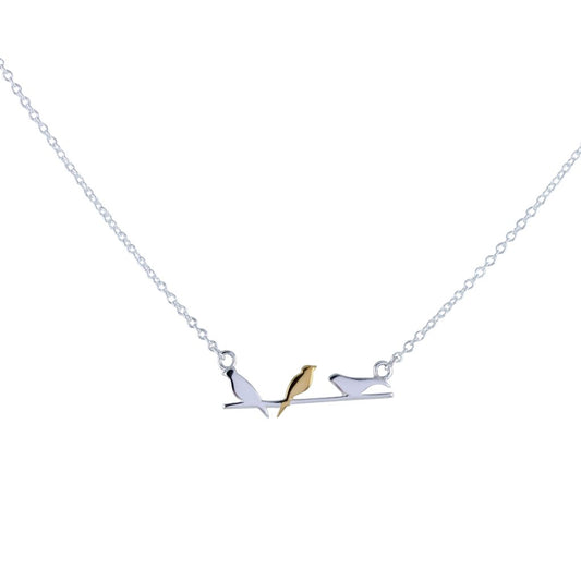 Bird on a Wire Necklace