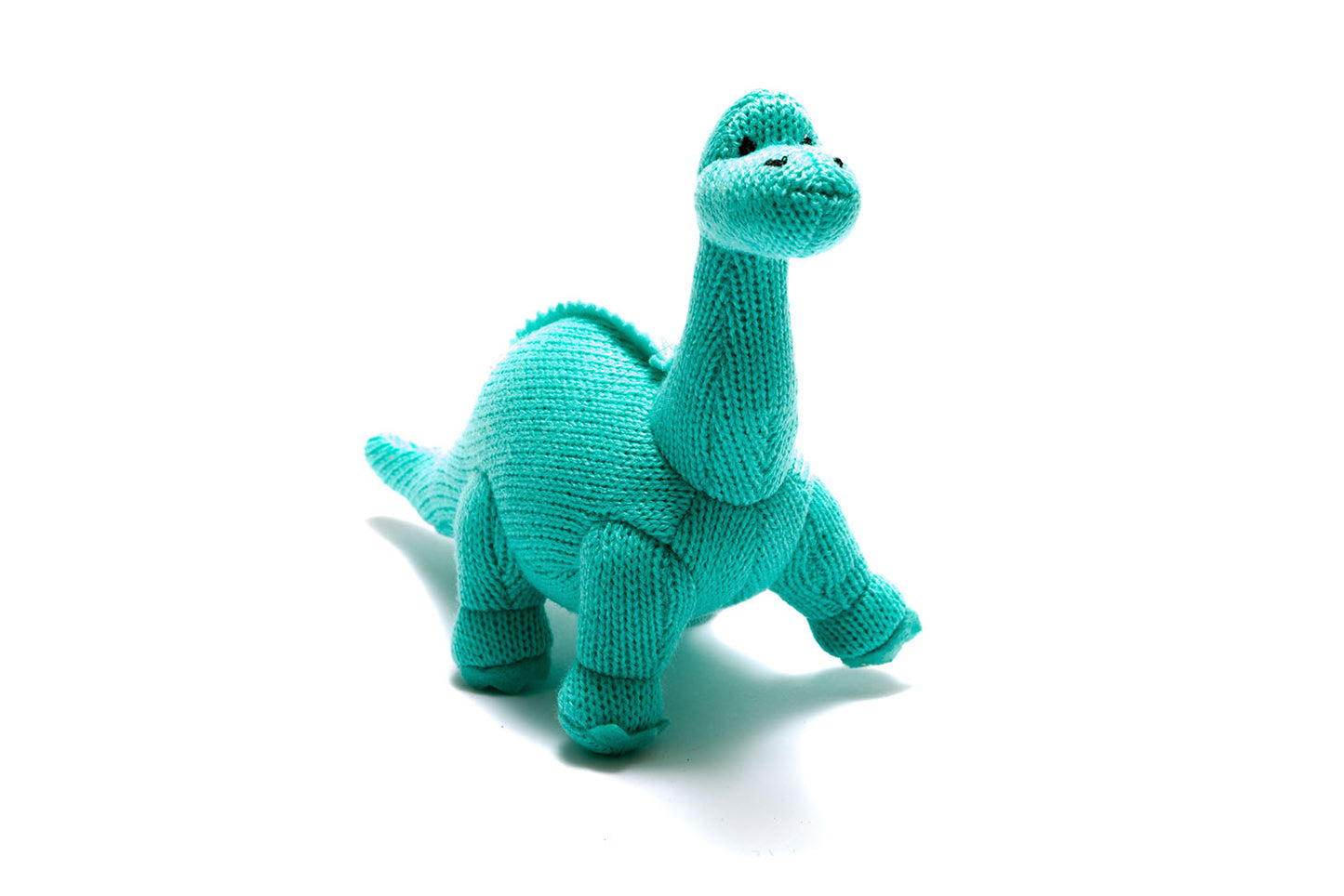 Small Knitted Dinosaur Rattle