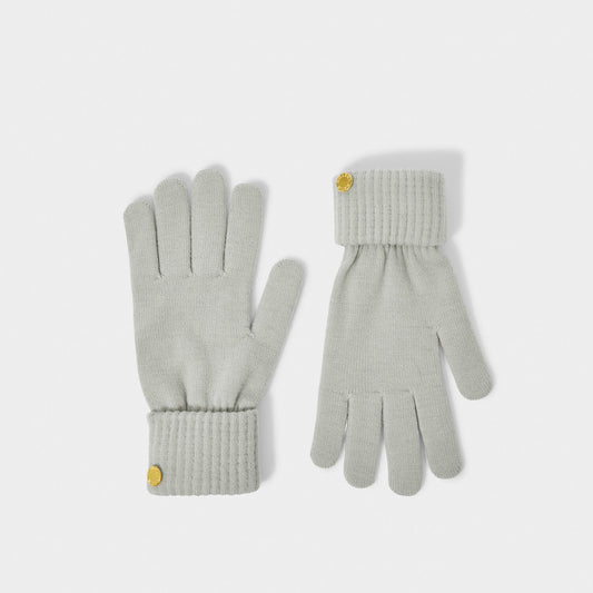 Knitted Gloves in Grey