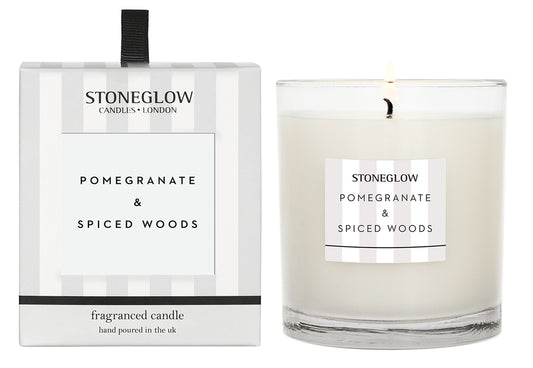 Pomegranate and Spiced Woods Candle