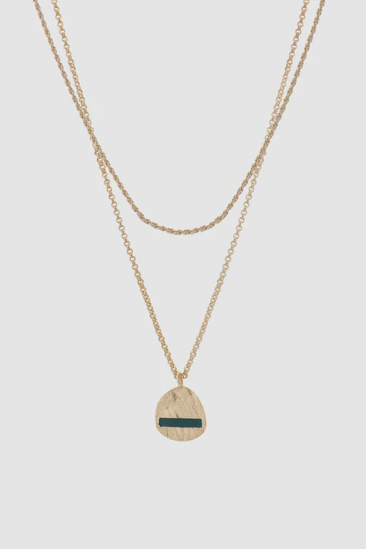 Pine Necklace - gold
